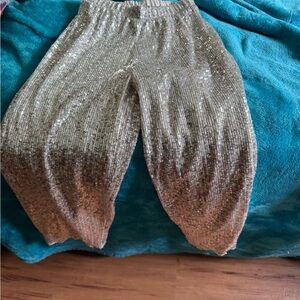 Zara Kids Sparkling Sequin Trousers